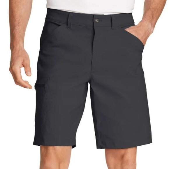 Eddie Bauer Men's Tech Short-Black - Picture 1 of 8